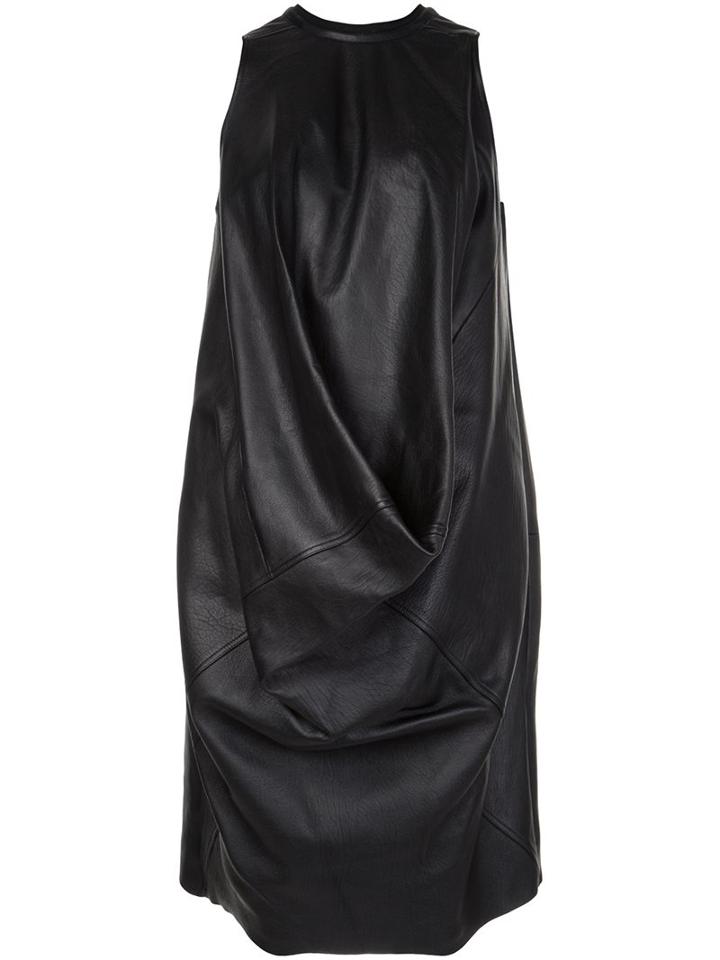 Rick Owens Draped Top, Women's, Size: 42, Black, Leather