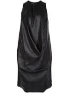 Rick Owens Draped Top, Women's, Size: 42, Black, Leather