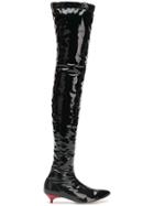 Gia Couture Perfectly Fitted Boots - Black