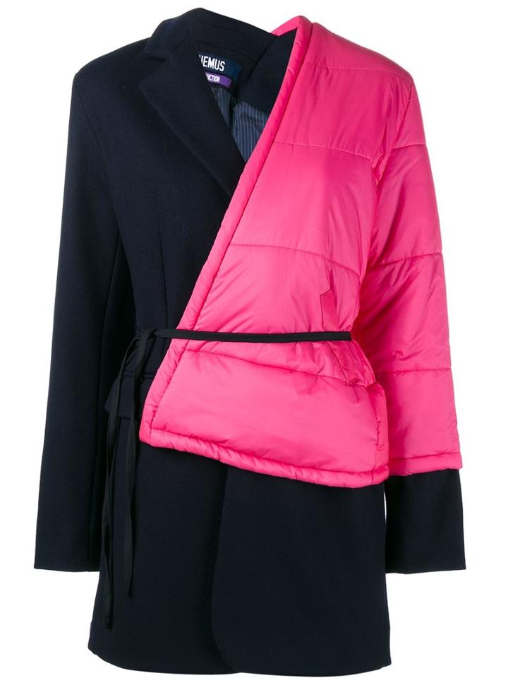 Jacquemus Layered Asymmetric Belted Coat