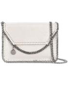Stella Mccartney - Chain Trim Shoulder Bag - Women - Artificial Leather/metal - One Size, Nude/neutrals, Artificial Leather/metal