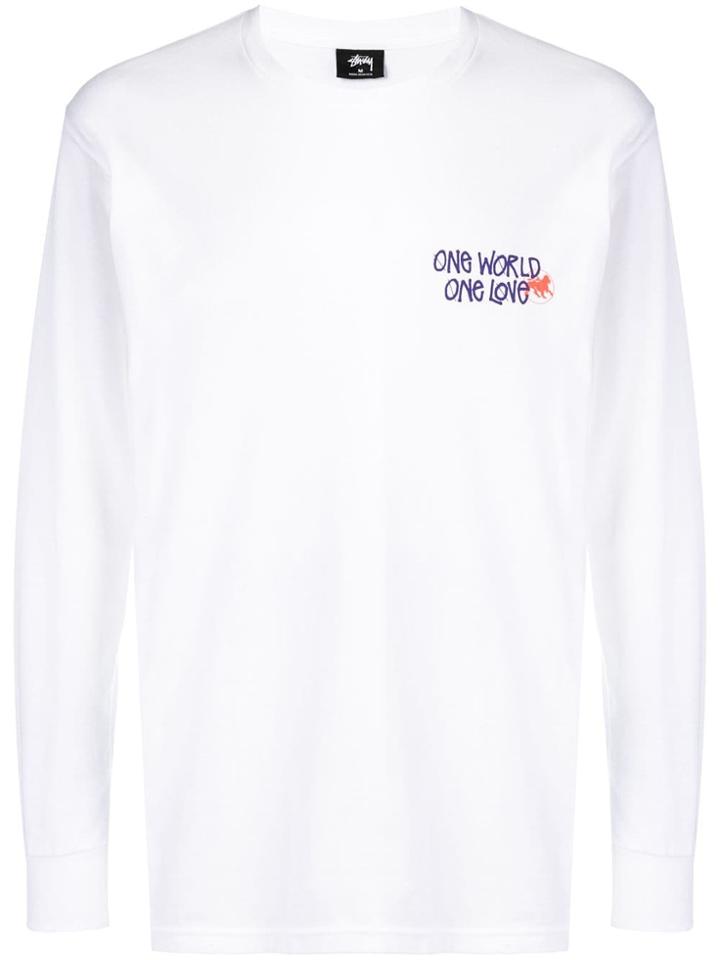 Stussy Printed Sweatshirt - White