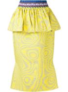 Jil Sander Midi Pencil Skirt - Black