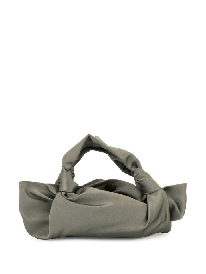 The Row Mini Dumpling Tote Bag - Green