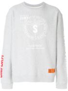 Heron Preston Department Of Sanitation Print Sweatshirt - Grey