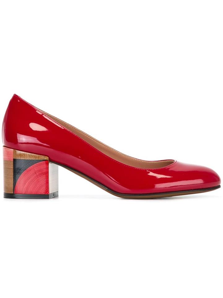 L'autre Chose Block Heel Pumps