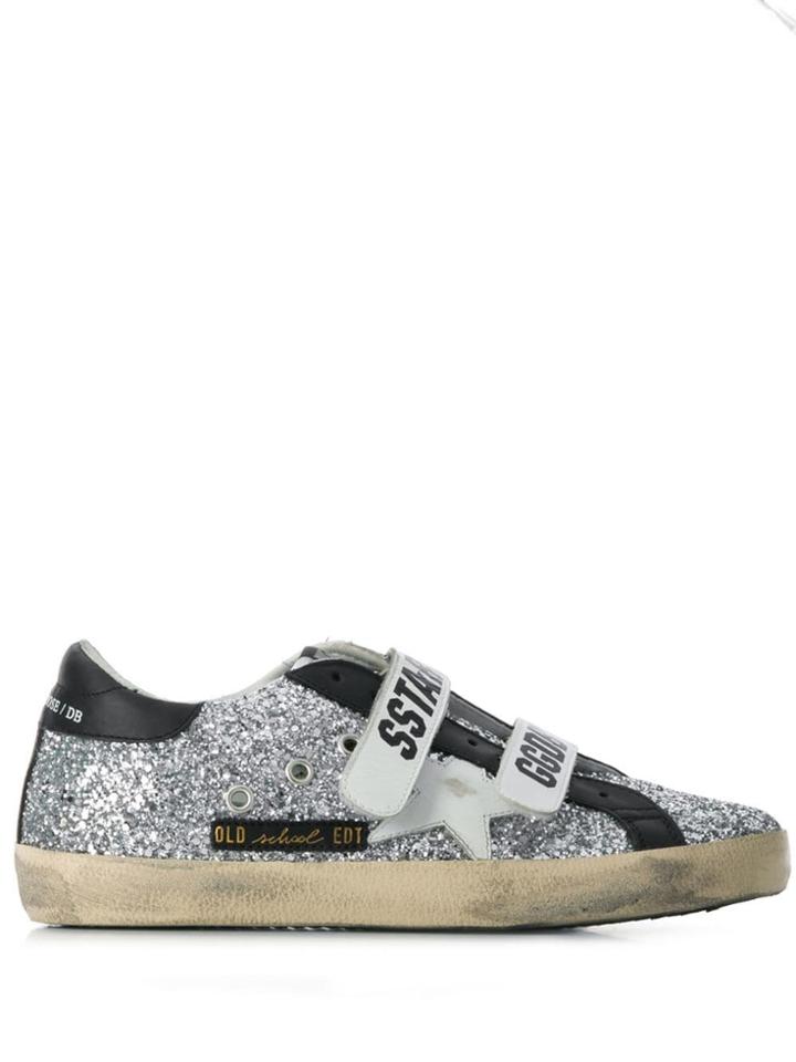Golden Goose Deluxe Brand Strapped Superstar Sneakers - Metallic