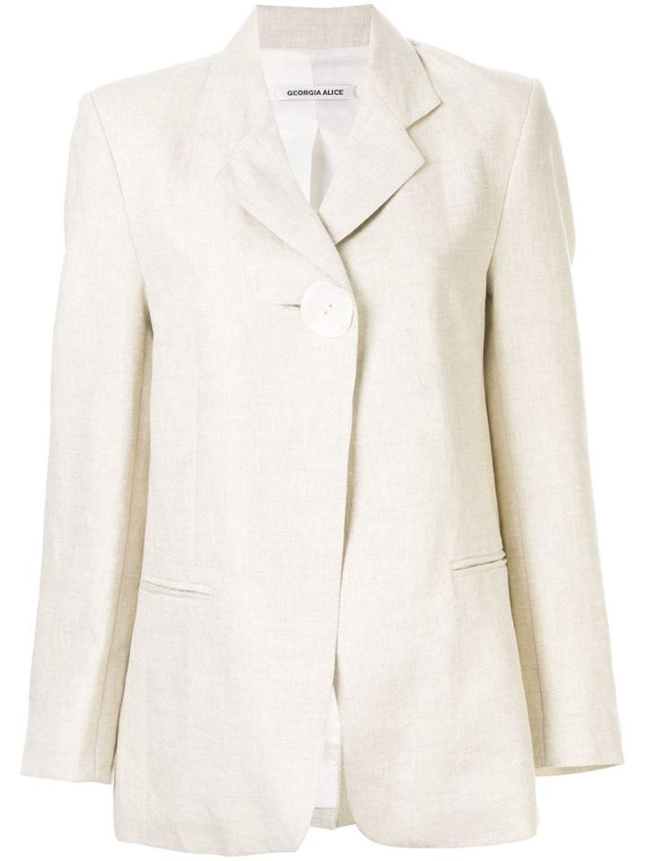 Georgia Alice Boy Button Blazer - Neutrals