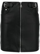 Manokhi Zipped Up Fitted Skirt - Black