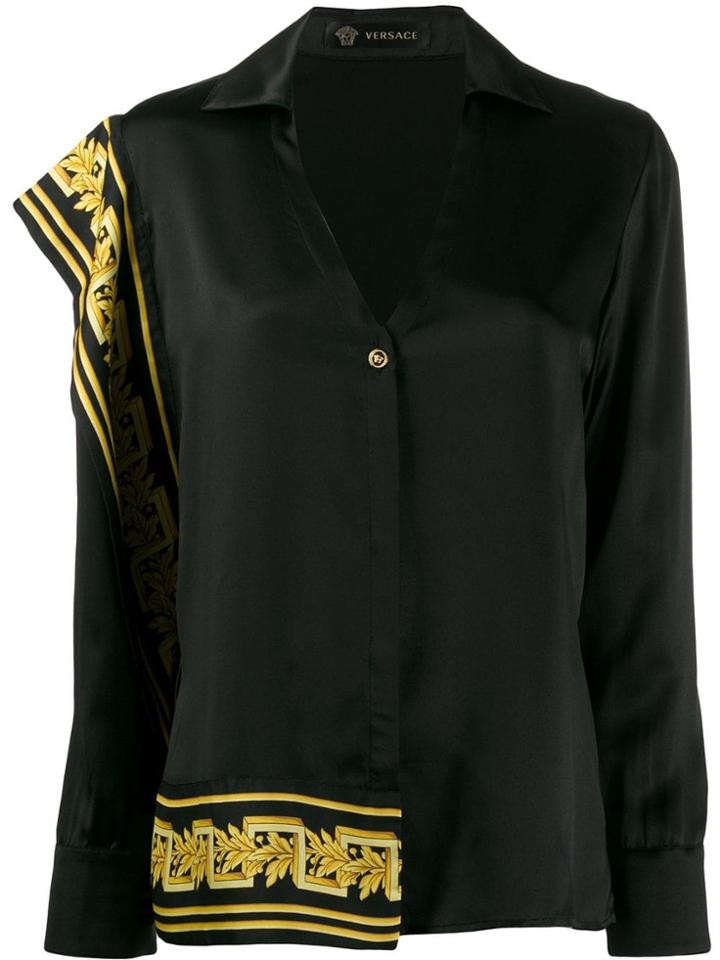 Versace Baroque Detailed Shirt - Black