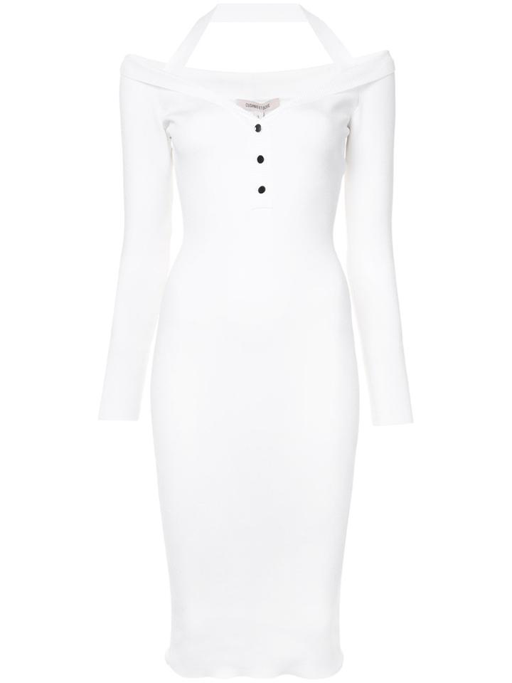 Cushnie Et Ochs Off-the-shoulder Midi Dress - White