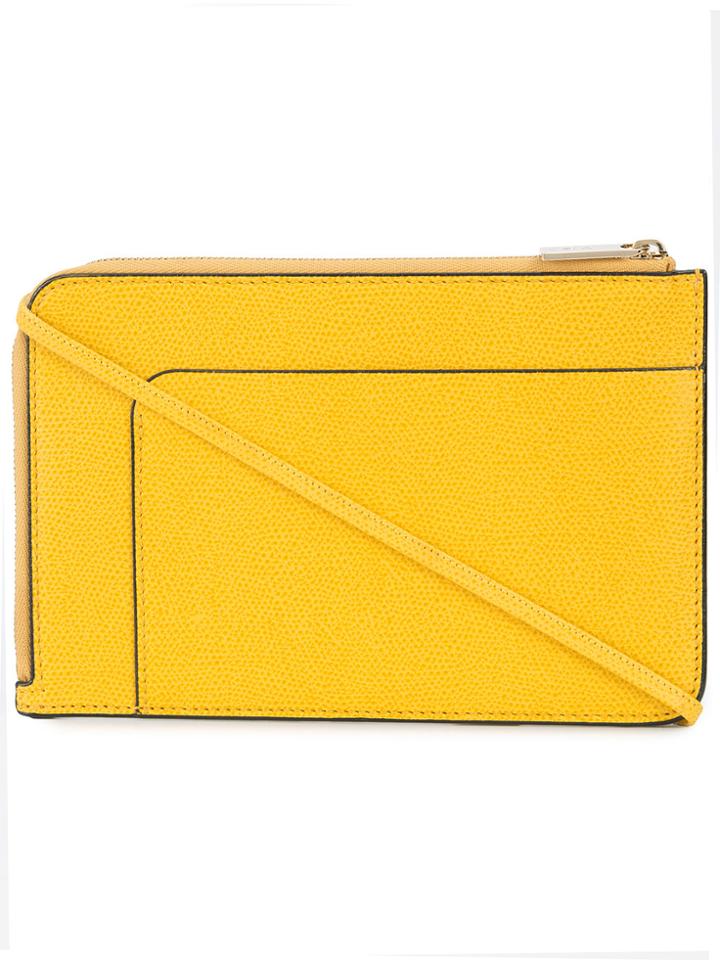 Valextra Invisible Crossbody Bag - Yellow & Orange