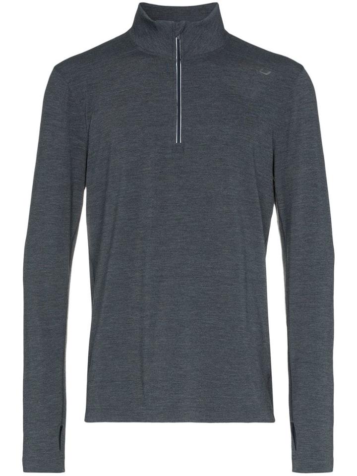 2xu Heat Half Zip Up Top - Grey