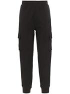 Burberry Cotton Pocketed Sweatpants - Black