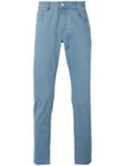 Pt05 - Plain Chinos - Men - Cotton/spandex/elastane - 38, Blue, Cotton/spandex/elastane