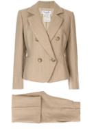 Christian Dior Pre-owned Jacket And Trousers Suit - Brown