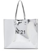 Nº21 Logo Shoulder Bag - Metallic
