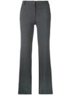 Armani Jeans - Straight Trousers - Women - Polyester/spandex/elastane/viscose - 38, Grey, Polyester/spandex/elastane/viscose