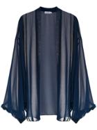 Isolda Genevieve Cape - Blue