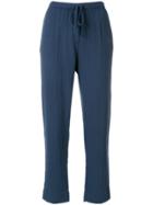 Xirena Straight-leg Drawstring Trousers - Blue