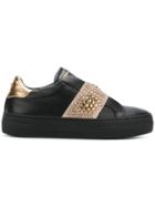 Philipp Plein Embellished Sneakers - Black