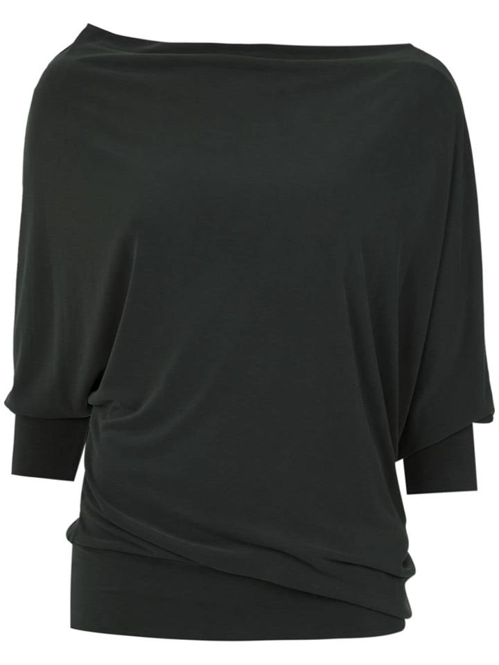 Uma Raquel Davidowicz Carlota Asymmetric Blouse - Black