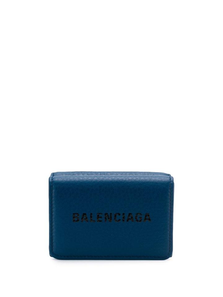 Balenciaga Everyday Mini Wallet - Blue