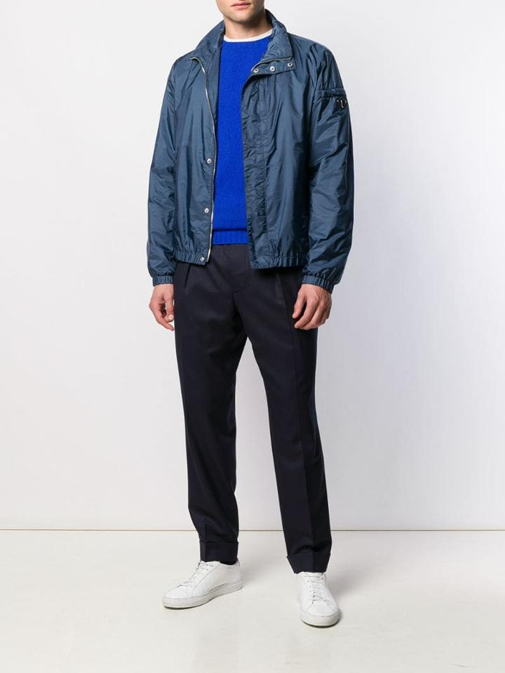 Officine Generale Crewneck Jumper - Blue