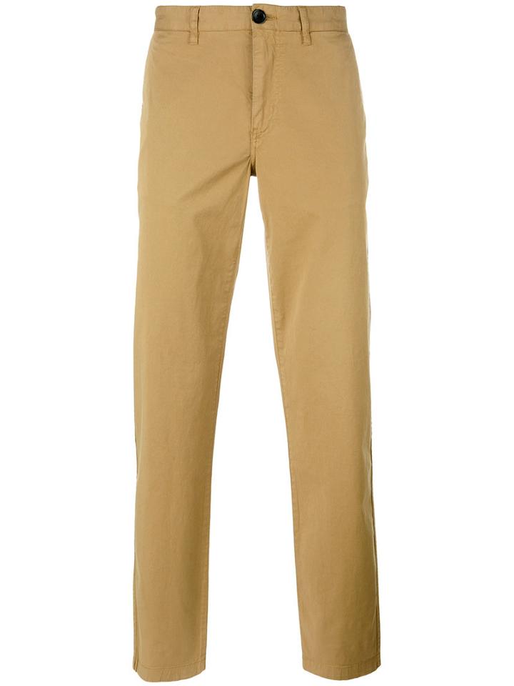 Ps By Paul Smith Classic Chinos, Size: 34/34, Brown, Cotton/spandex/elastane