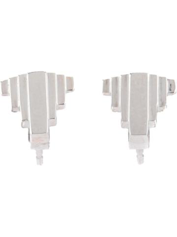 Clarice Price Thomas 'umbra' Stud Earrings, Women's, Metallic