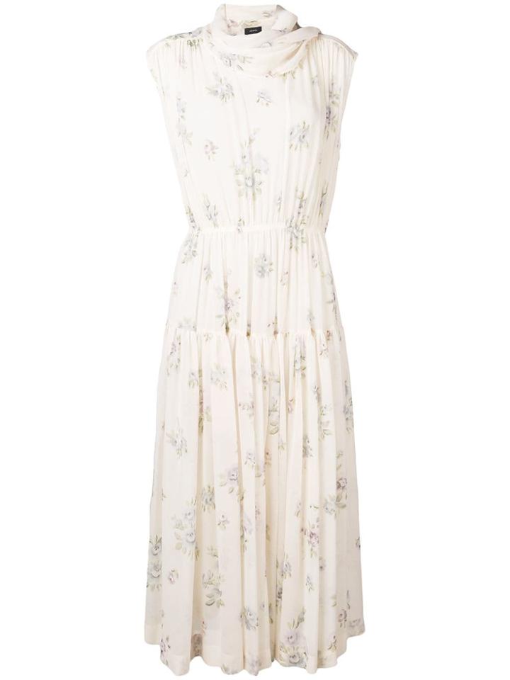 Joseph Ines Vita Floral Dress - Neutrals