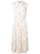 Joseph Ines Vita Floral Dress - Neutrals