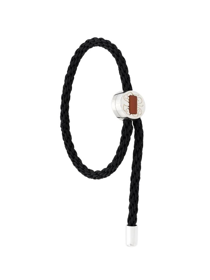 Maison Margiela Agate Braided Bracelet - Black