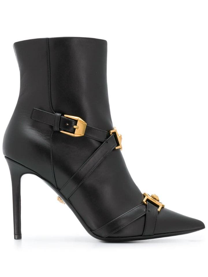 Versace Versace - Woman - Stivaletto T.95 Vitellino - Black