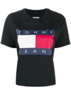 Tommy Jeans Relaxed-fit Flag Logo T-shirt - Blue