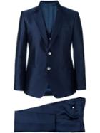 Dolce & Gabbana Three-piece Dinner Suit, Men's, Size: 50, Blue, Silk/viscose/cupro