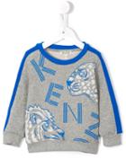 Kenzo Kids - Wild Cats Print Sweatshirt - Kids - Cotton - 24 Mth, Grey