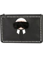 Fendi 'karlito' Clutch - Black