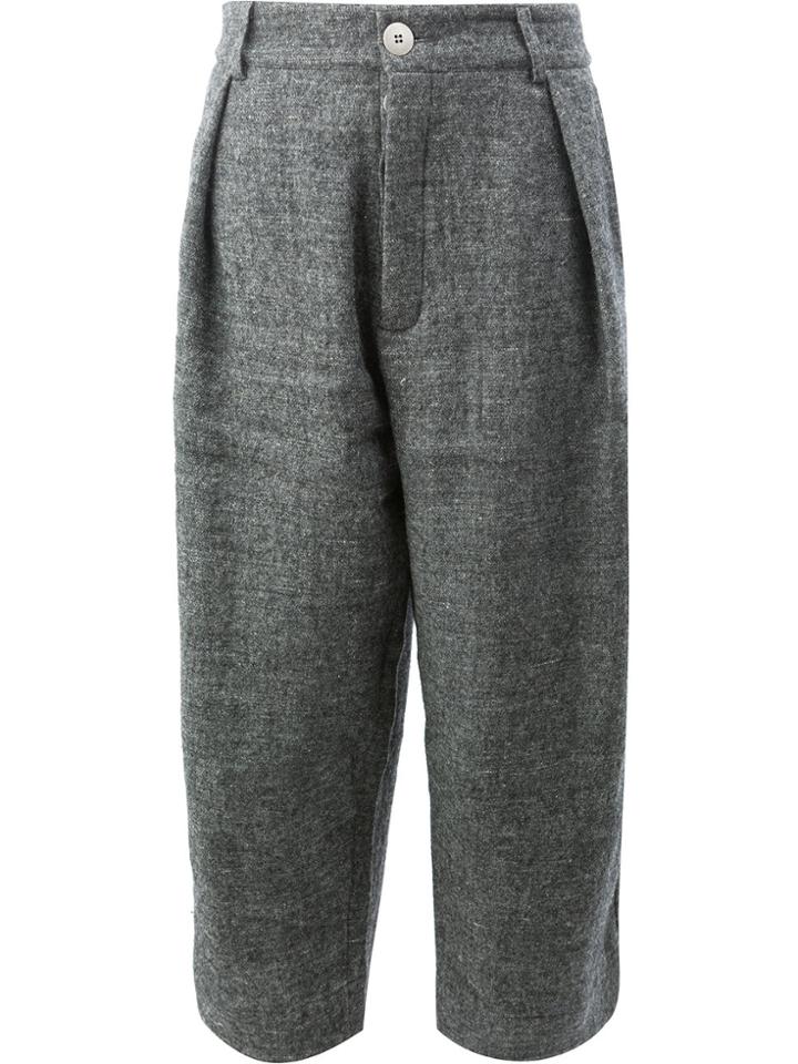 Toogood The Tinker Cropped Trousers - Grey