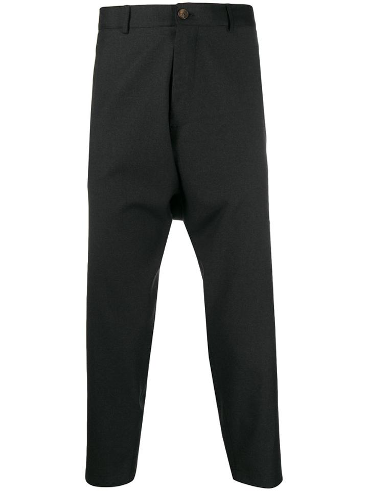 Société Anonyme Cropped Drop-crotch Trousers - Grey