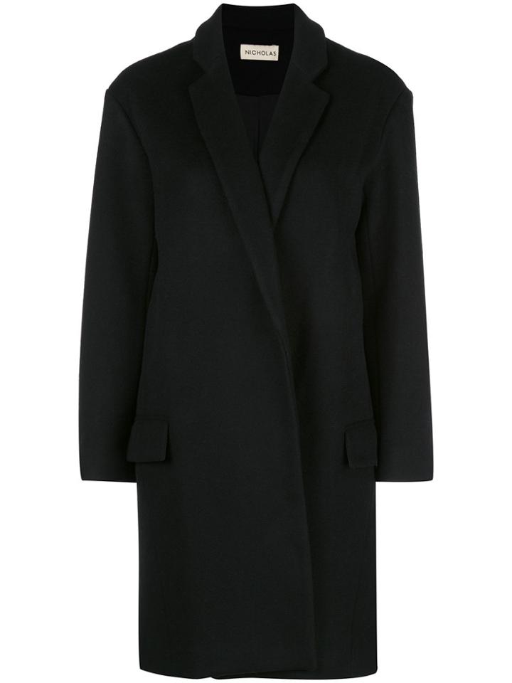 Nicholas Open Front Blazer - Black