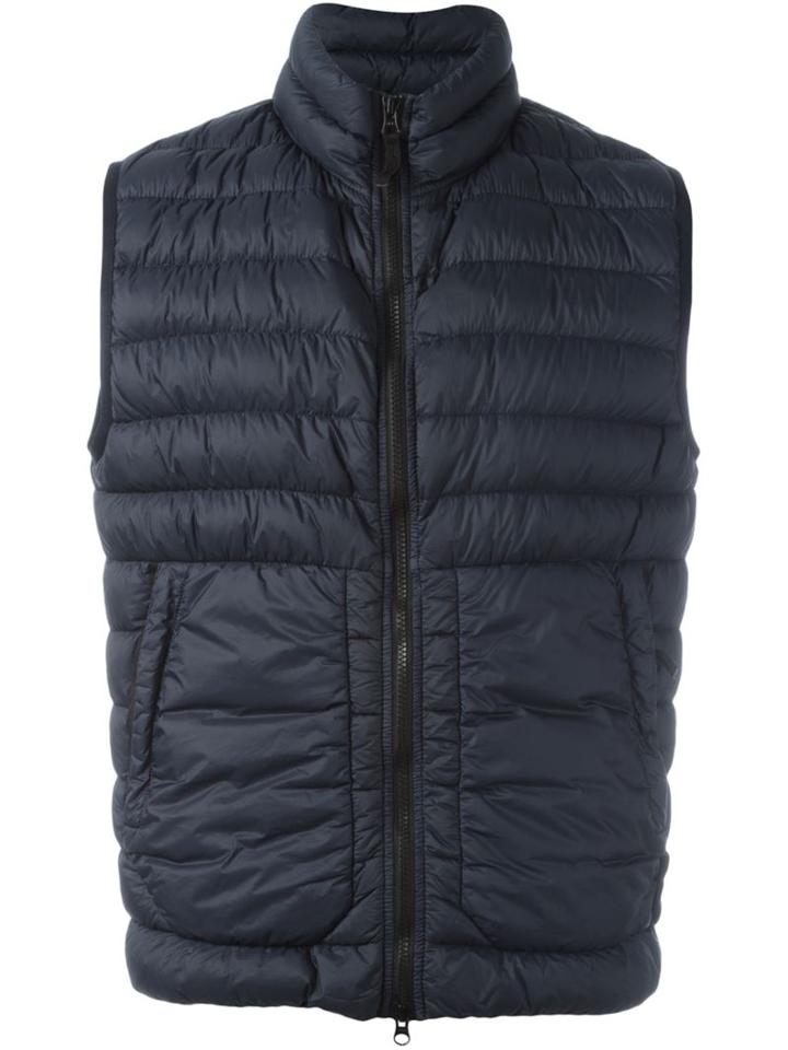 Stone Island Padded Jacket, Men's, Size: Xl, Blue, Polyamide/polyurethane Resin/feather Down