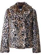 Meteo By Yves Salomon Animal Print Jacket