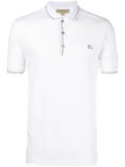 Burberry Stitch Detail Polo Shirt - White