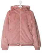 Save The Duck Kids Fury Bomber Jacket - Pink