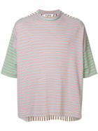 Jil Sander Contrasting Stripes T-shirt - Grey