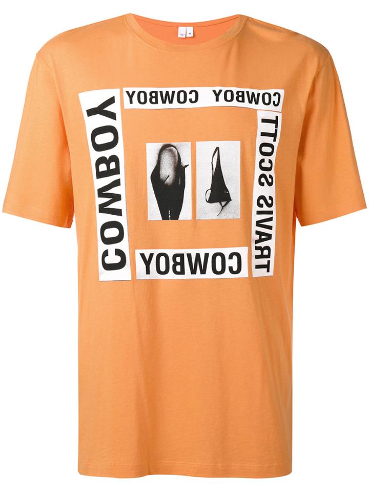 Helmut Lang Helmut Lang X Travis Scott Printed T-shirt - Yellow &