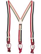 Albert Thurston Tricolour Braces - Red