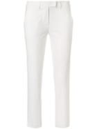 Blanca Cropped Trousers - White