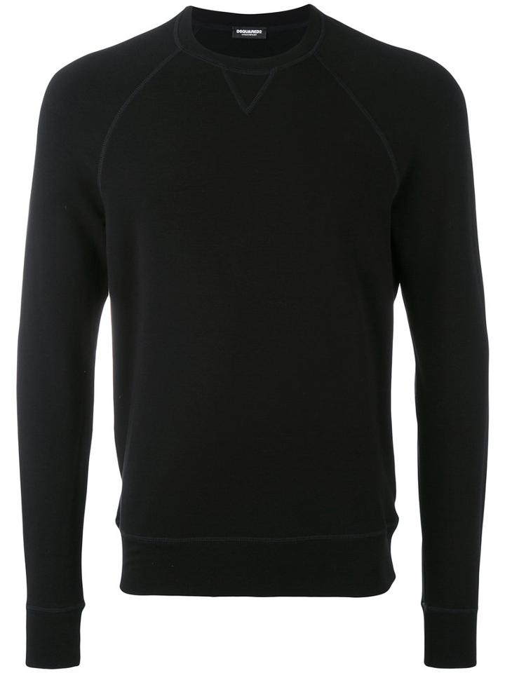 Classic Sweatshirt - Men - Spandex/elastane/viscose - Xl, Black, Spandex/elastane/viscose, Dsquared2